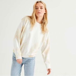 Richer Poorer Neutral Tie Dye Crewneck Sweatshirt